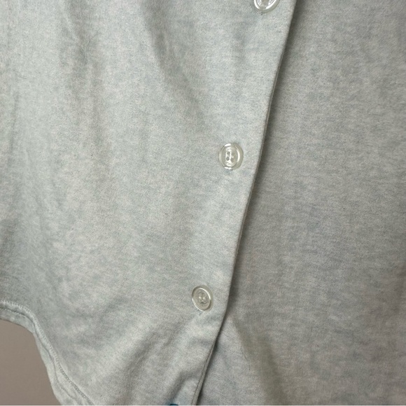 Thalia Sodi | Light Blue Ruffle Hem Short Sleeve Shorts Pajama Set Size Medium - Picture 5 of 5